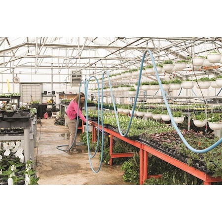 Phytotronics 5/8 in ID x 100 ft L Hi-Hose Greenhouse Watering System, Blue 6324